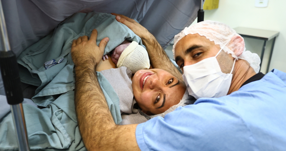 Parto de gestante com gravidez de risco no HM