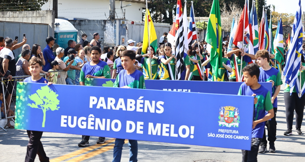 Aniversário de 148 anos do distrito de Eugênio de Melo. Foto: Claudio Vieira/PMSJC 24-08-2025 