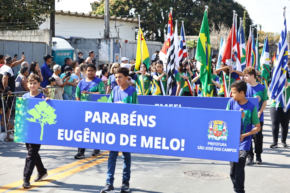 Aniversário de 148 anos do distrito de Eugênio de Melo. Foto: Claudio Vieira/PMSJC 24-08-2025 