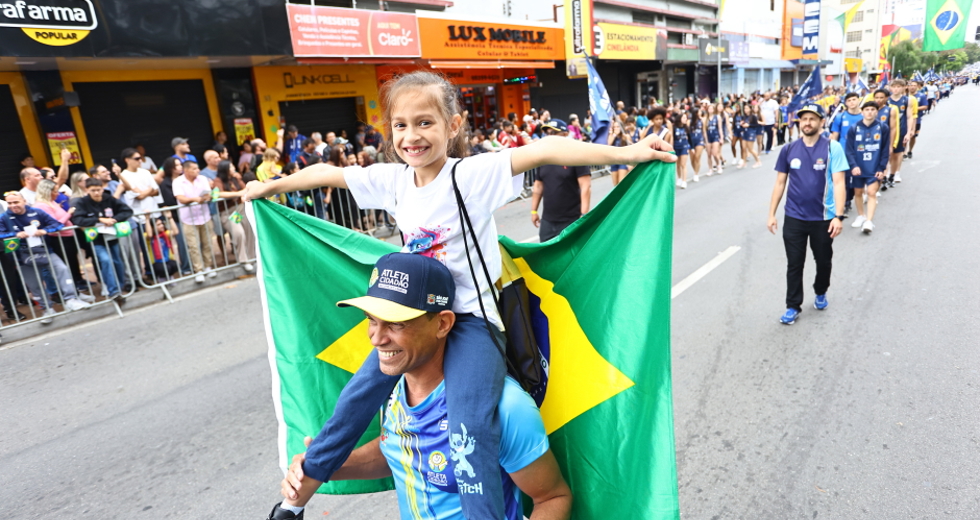 7 de Setembro Dia da Independência - Desfile cívico-militar na Rua 15 de Novembro. Foto: Claudio Vieira/PMSJC 07-09-2025 