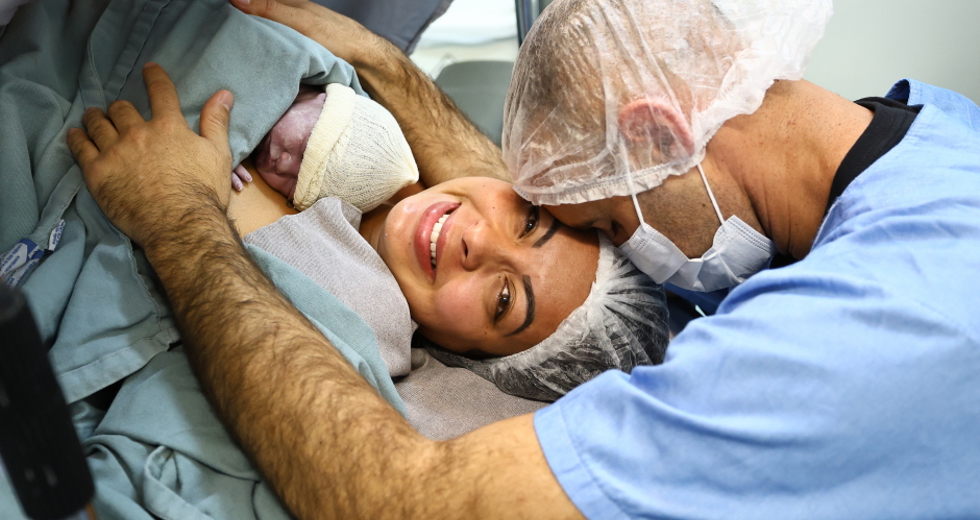 Parto de gestante com gravidez de risco no HM