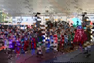 Alunos da rede municipal vivenciam dia de cultura, arte e lazer