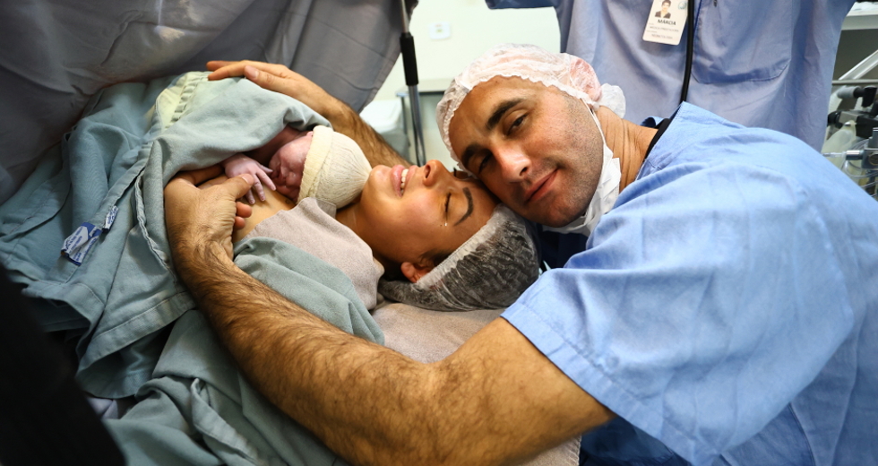 Parto de gestante com gravidez de risco no HM