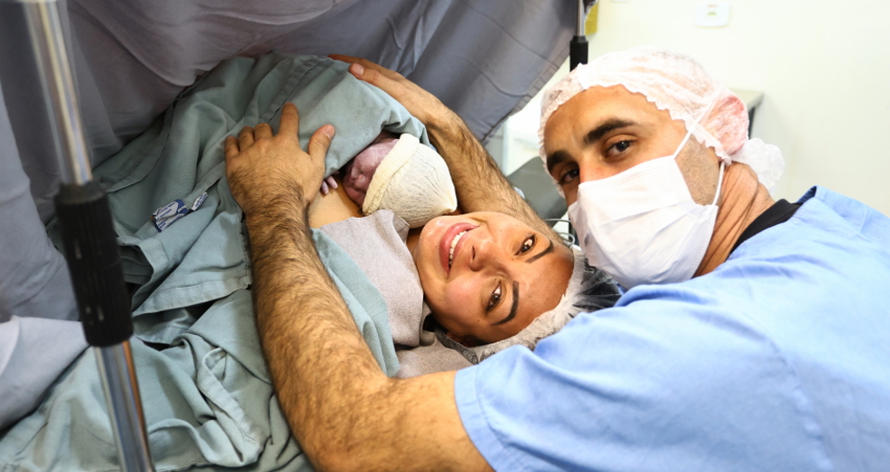 Parto de gestante com gravidez de risco no HM