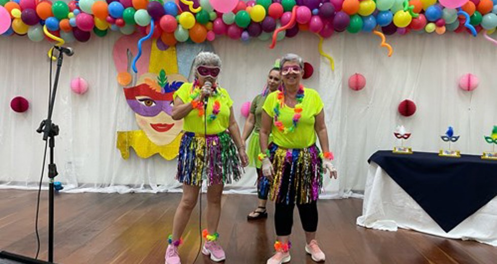 Concurso de fantasias de Carnaval na Casa do Idoso Centro