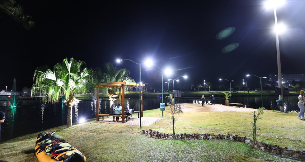 Entrega da Nova Iluminação e Requalificação do Parque Ayrton Senna no Parque Interlagos. Foto: Claudio Vieira/PMSJC 26-07-2025