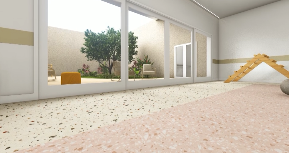 Nova maternidade - Ilustrações em 3D