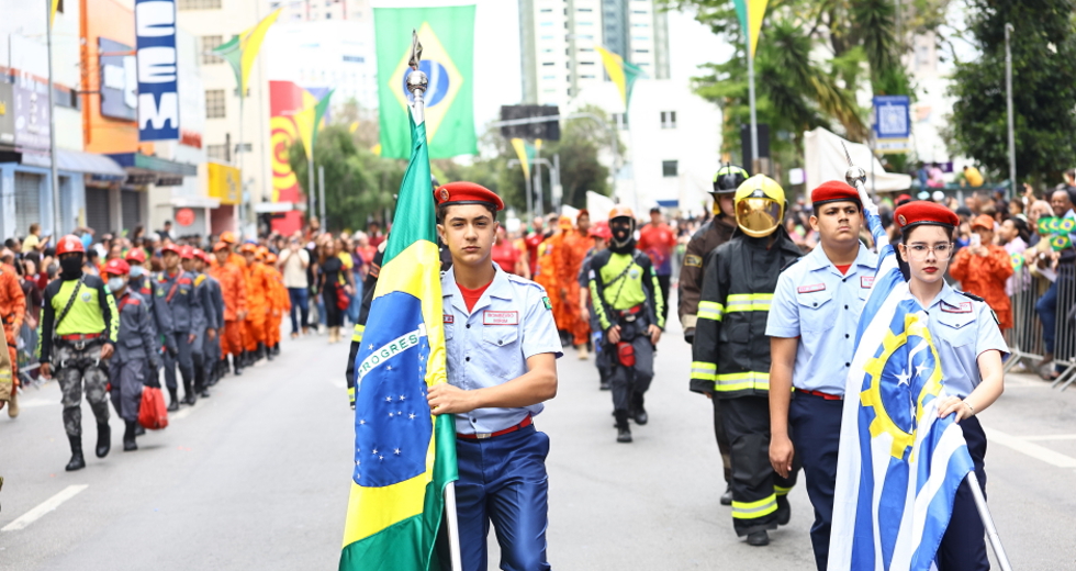 7 de Setembro Dia da Independência - Desfile cívico-militar na Rua 15 de Novembro. Foto: Claudio Vieira/PMSJC 07-09-2025