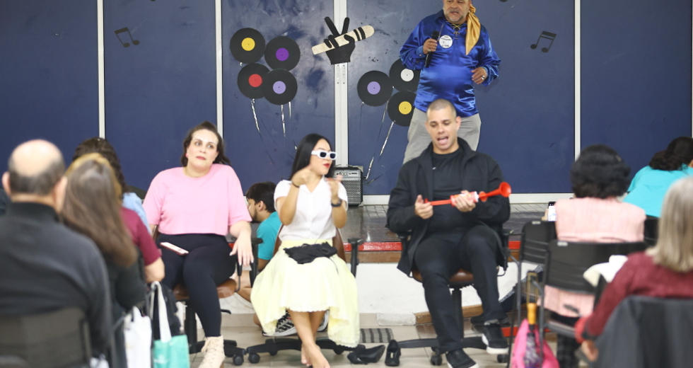 The Vovoice na Casa do Idoso Sul. Foto: Claudio Vieira/PMSJC 31-10-2025  