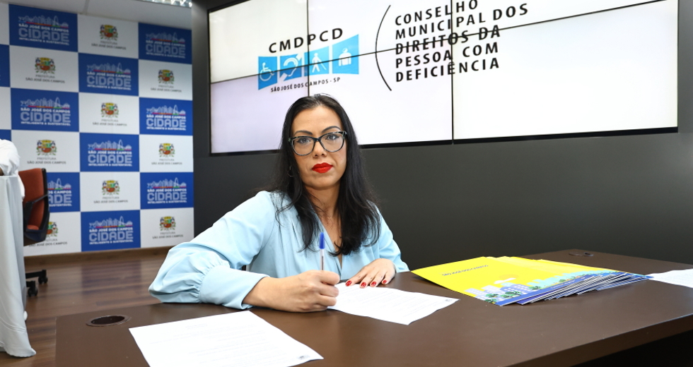 Posse dos Membros do Conselho Municipal da Pessoa com Deficiência - CMDPCD. Foto: Claudio Vieira/PMSJC 05-11-2025