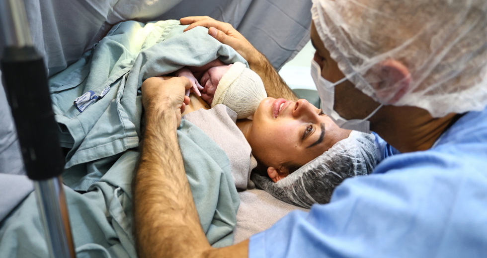 Parto de gestante com gravidez de risco no HM