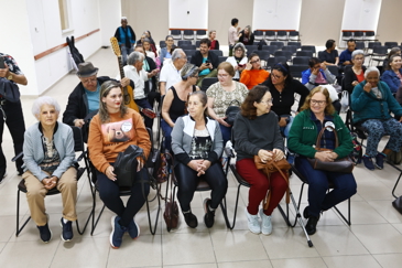 The Vovoice na Casa do Idoso Sul. Foto: Claudio Vieira/PMSJC 31-10-2025  