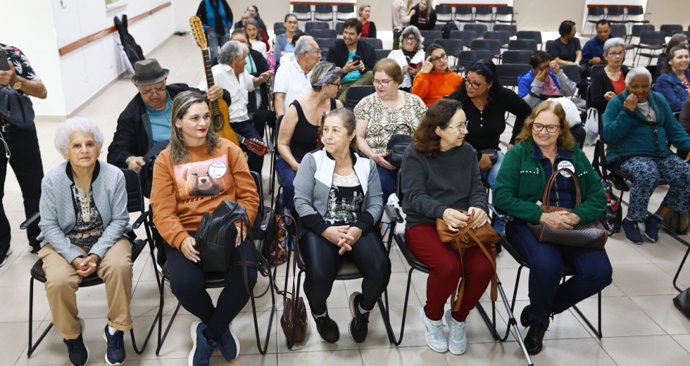 The Vovoice na Casa do Idoso Sul. Foto: Claudio Vieira/PMSJC 31-10-2025  